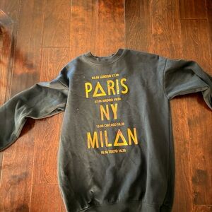 Black Graphic Sweater